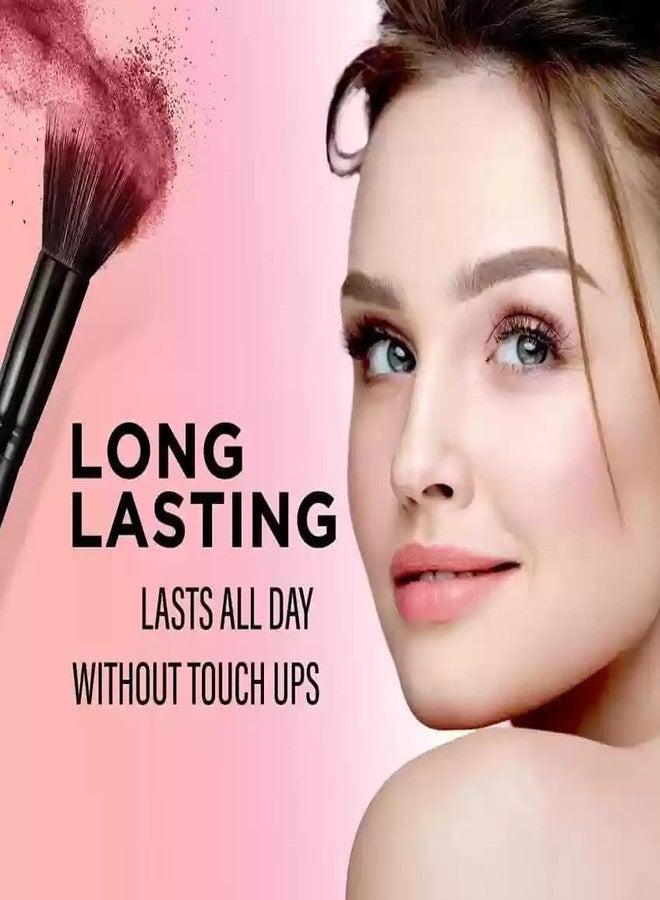 ASF Powder Blusher 4-in-1 Palette with Brush | Long-Lasting Natural Glow | Shimmer Blush, Pink Blush Cheek | Long-Lasting, Buildable & Waterproof Face Blush | Suits All Skin Tones - 01 - Image 2