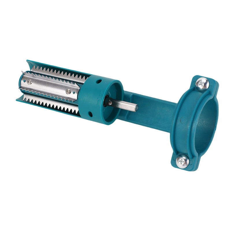 Electric Drill Fish Scaler Stainless Steel Attachment - Non Slip Cover Efficient Interlocking Blade Design Fish Scale Remover for Home Kitchen Outdoor Fish Preparation - Image 3
