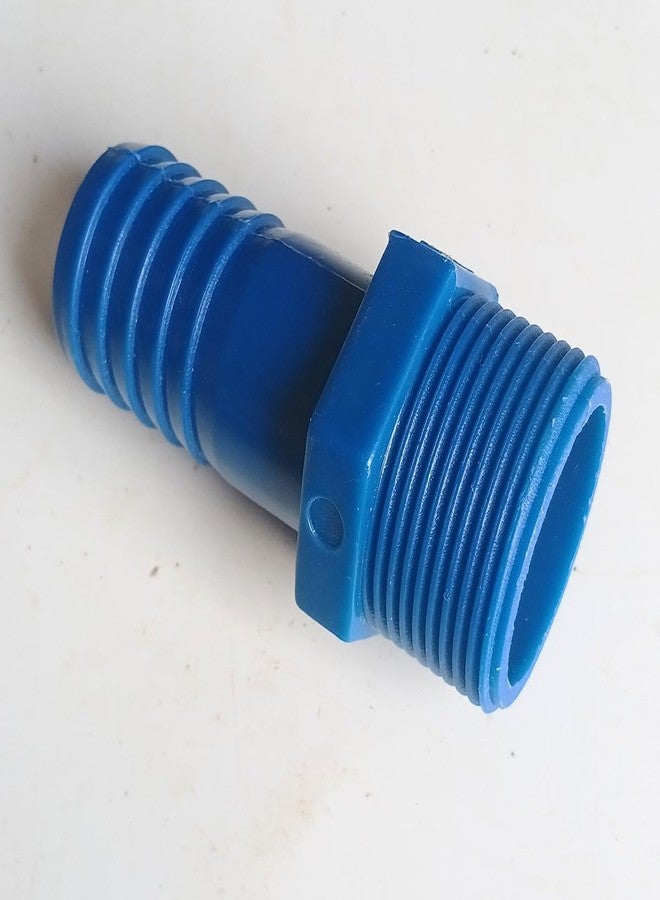 endevi 32 mm Hose Collar with Male Thread | Heavy Duty Plastic Hose Connector | Water Pipe Fitting Adapter for Pump, Tank & Irrigation (2) - Image 2