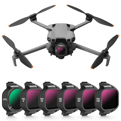 MINGVEN Mini 5 Pro ND Filters, ND Filter Set Compatible with DJI Mini 5 Pro Accessories - 6 Pack (CPL,ND8,ND16,ND32,ND64,ND128) - Image 1