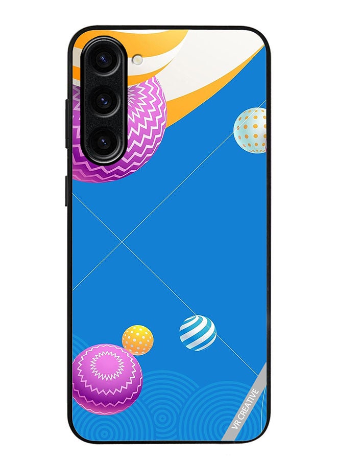 VR CREATIVE Protective Case Cover For Samsung Galaxy S23 Plus Abstract Design Multicolour - Image 1