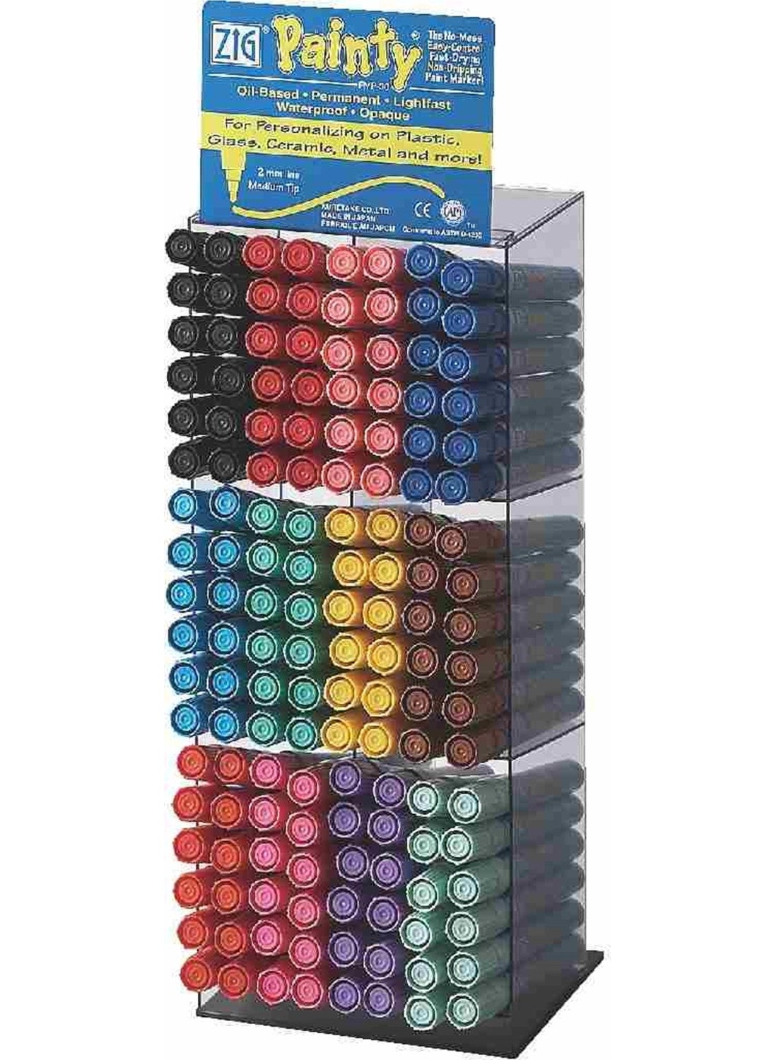 Zig Painty Paint Marker Fmp-30 010 Black  - Image 2