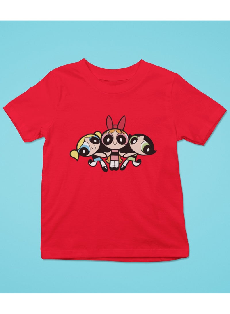 ZOOM تي شيرت سوبر هيروز فتيات القوة – بلوسوم، بابلز وباتركاب