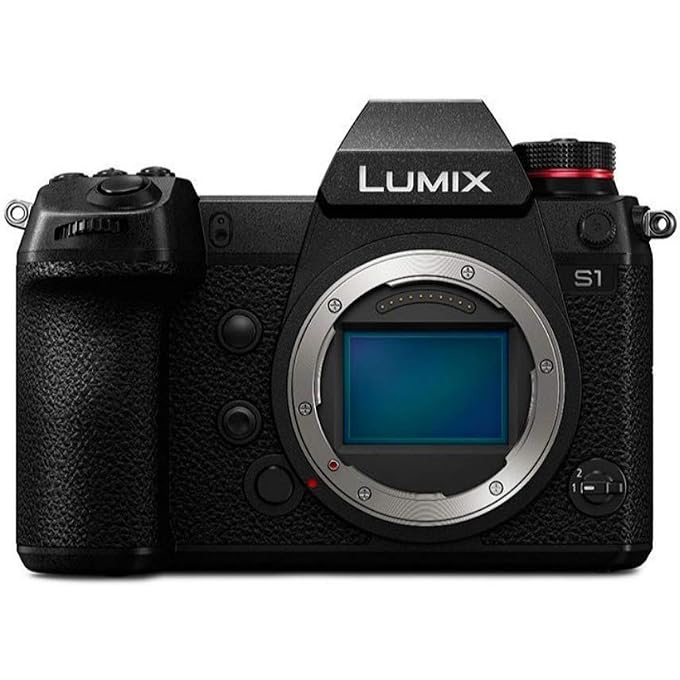 rayihni LUMIX S1 Full Frame Mirrorless Camera with 24.2MP MOS High Resolution Sensor, L-Mount Lens Compatible, 4K HDR Video and 3.2 LCD - DC-S1BODY, Black - Image 1