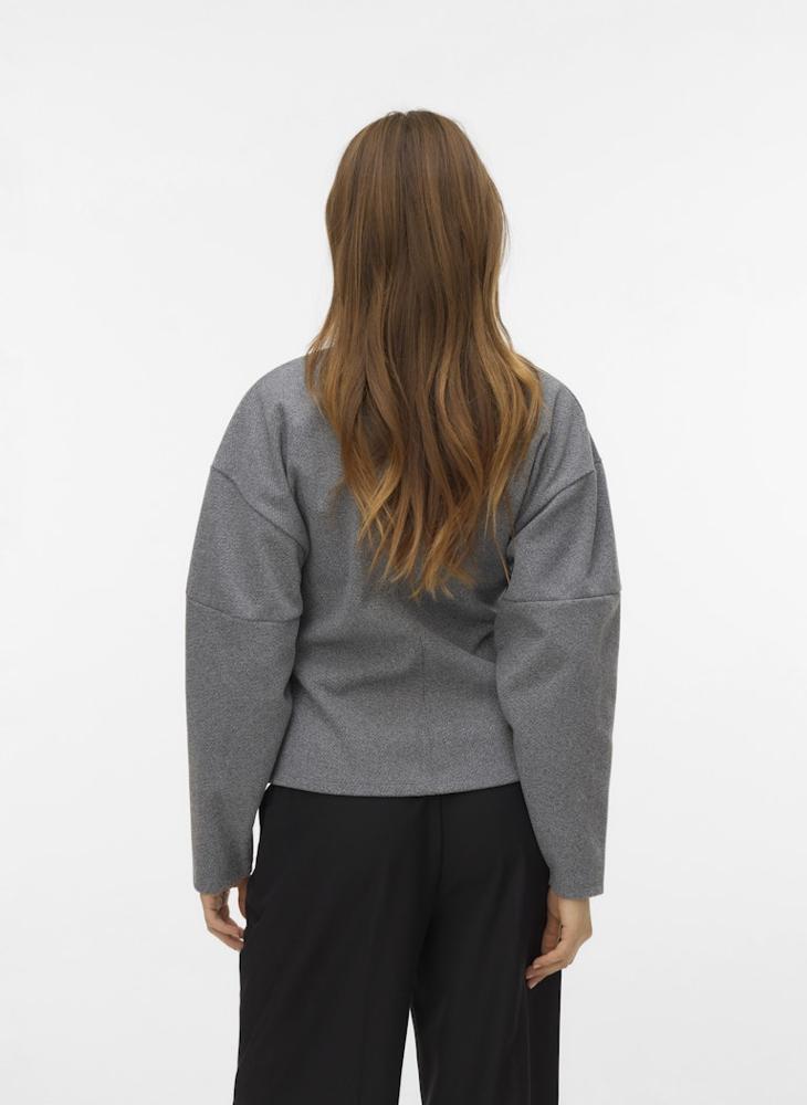 فيرو مودا كارديجان بكم طويل بياقة دائرية - Image 2