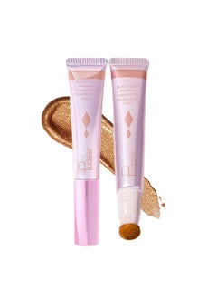 Marine Forest Contour Beauty Wand, 13 Colors Silky Cream Contour Stick with Cushion Applicator, Face Highlighter, Bronzer and Blush Makeup, Long Lasting, Lightweight and Blendable, 0.7 Fl Oz (07) 