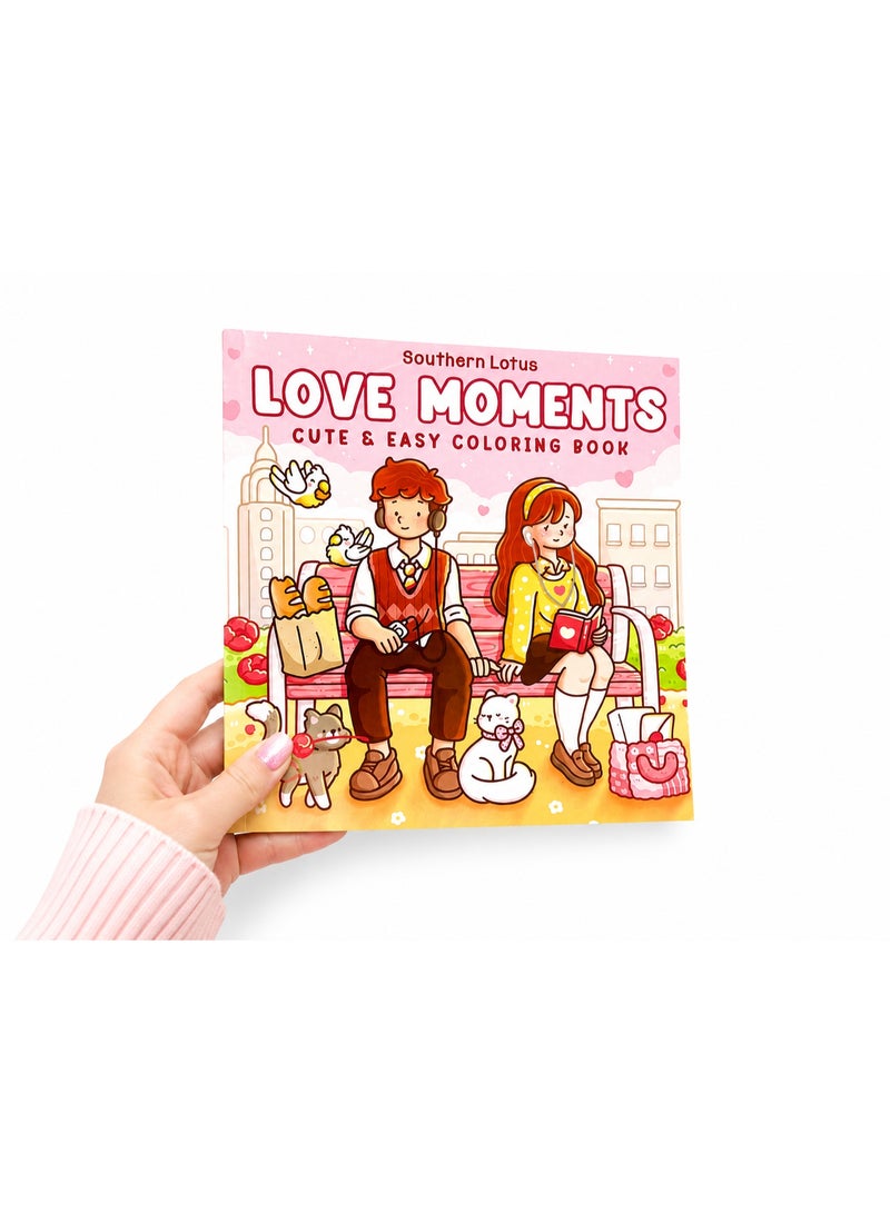 كتاب تلوين للكبار والصغار  love moments - Image 1