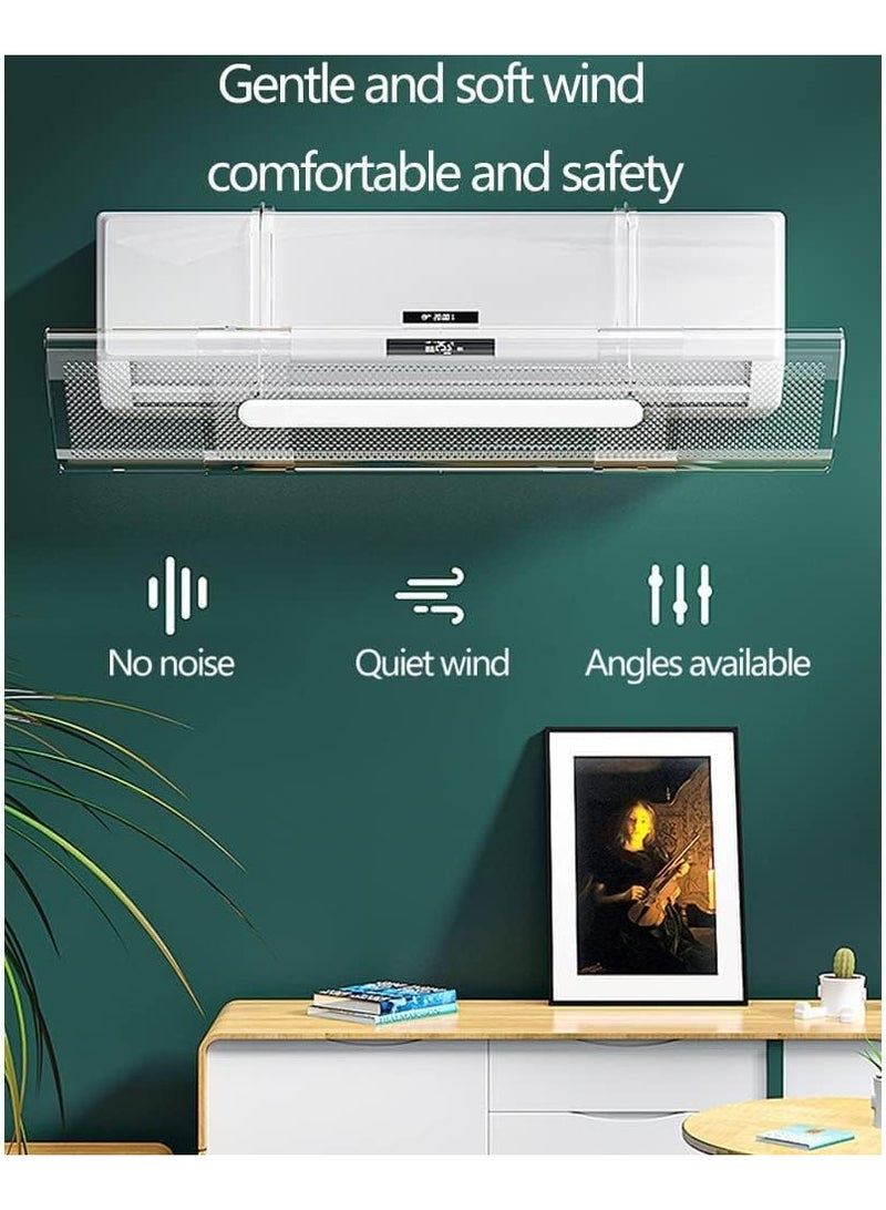 Yakiter Ac Deflector Air Conditioning Adjustable Anti Cold Baffle, Deflector, Manual Adjustment of Air Conditioning Wind Direction, Used in Living Room, Offices (White)  - Image 5