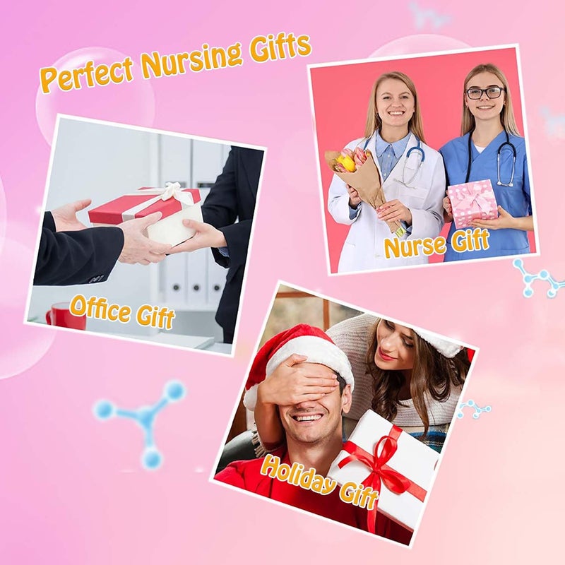 ANDGING Acrylic Badge Buddy - Black, Glitter, Horizontal, Nursing Cards for Badges Identification and Student Nurse Work Gifts - Image 4