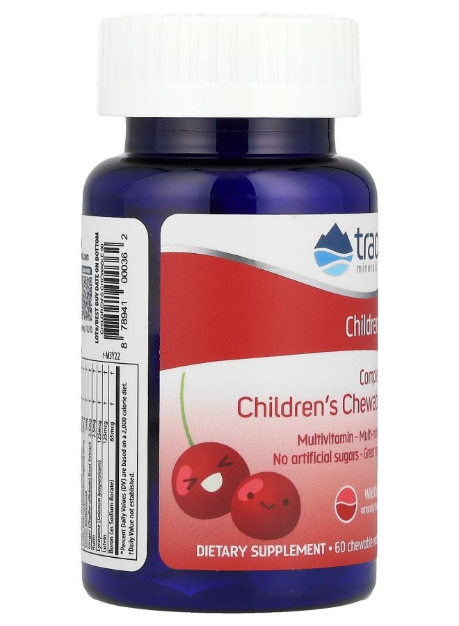 TRACE Children's Complete Chewable Wild Cherry 60 Chewable Wafers - Image 2
