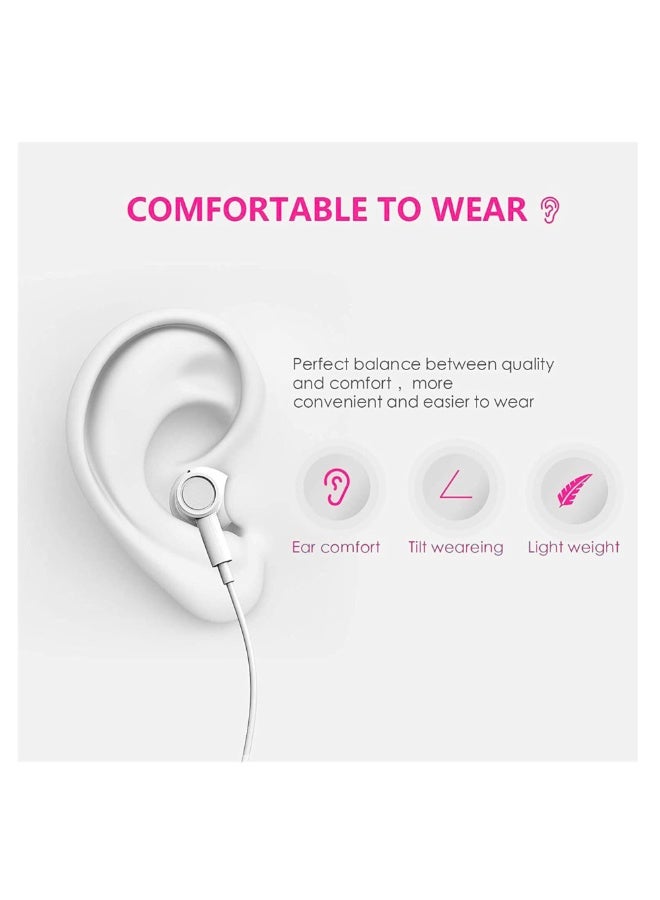 سماعات سلكية USB-C مع مايكروفون وتحكم بالصوت – صوت ستيريو عالي الدقة – تصميم مريح داخل الأذن - Image 3