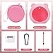 YouKnow Travel Case and Silicone Cover Compatible with Punirunes Interactive Toy Digital Pet with Full Coverage PET Clear Film Silicone and Carrying Case Pink - Image 4