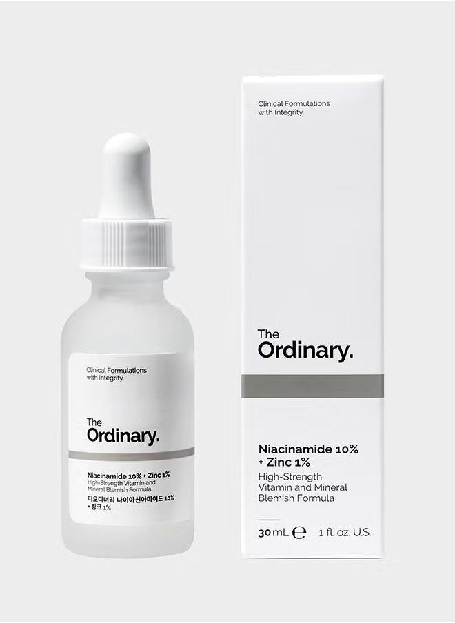 THE ODINARY - The Ordinary Niacinamide 10% And Zinc 1% Clear 30ml - Image 1