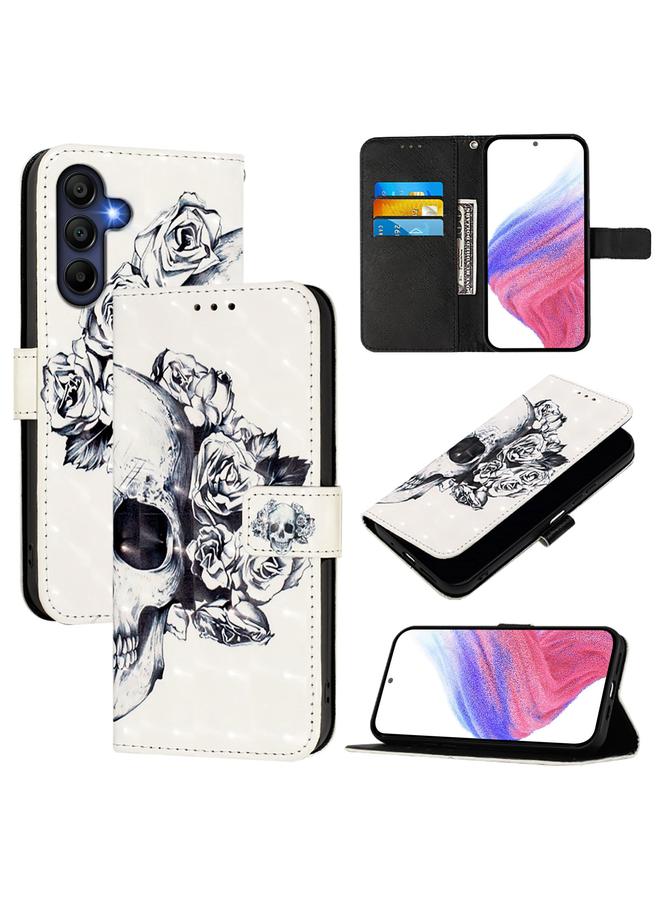 S-TOP Case For Samsung Galaxy A16 5G 3D Painting Horizontal Flip Leather Phone Case - Image 1