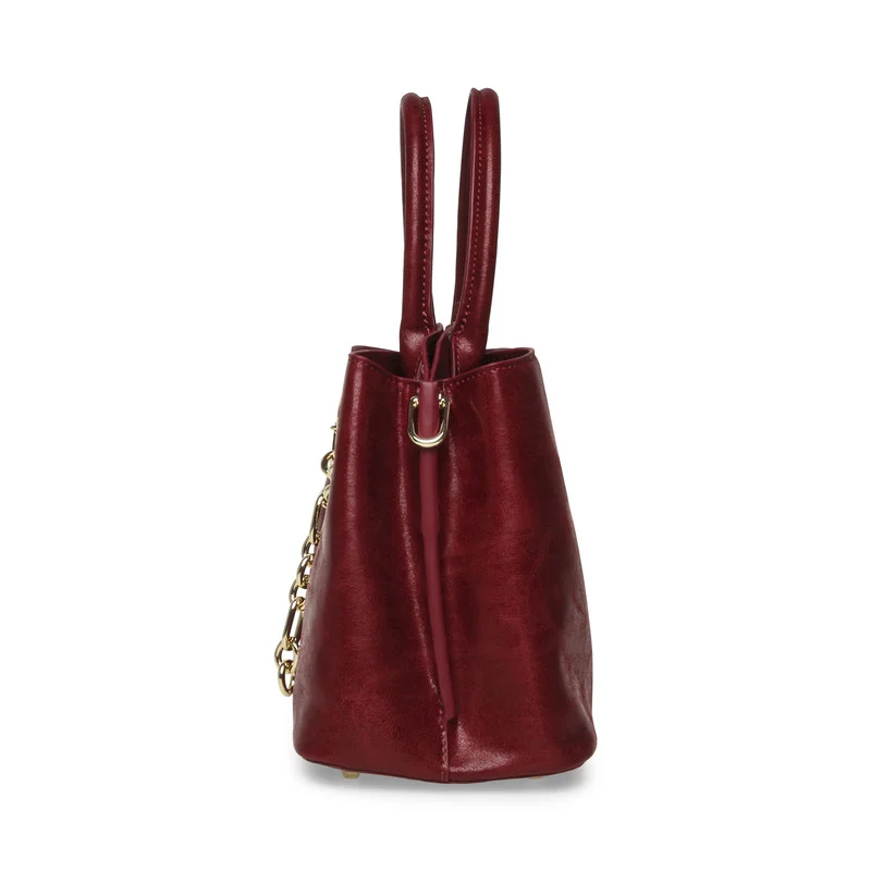 Steve Madden  Brosaly Women's Wine Satchel Bag for Women | Best Price UAE