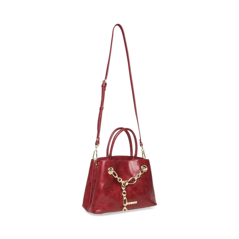 Steve Madden  Brosaly Women's Wine Satchel Bag for Women | Best Price UAE