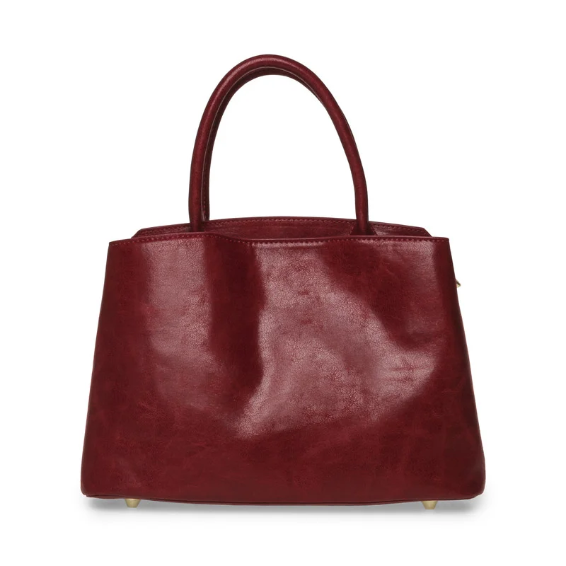 Steve Madden  Brosaly Women's Wine Satchel Bag for Women | Best Price UAE