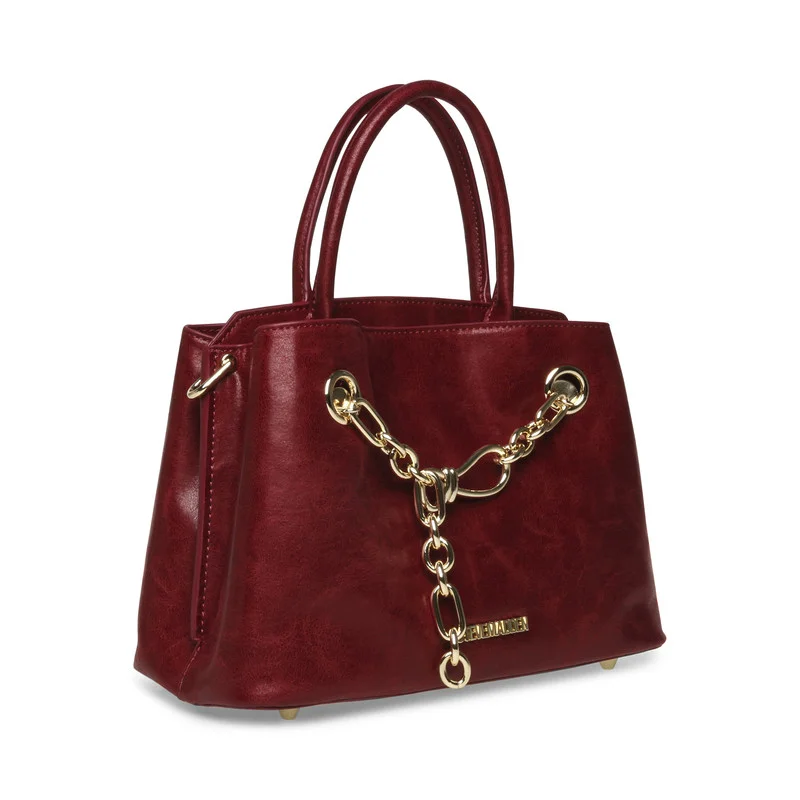 Steve Madden  Brosaly Women's Wine Satchel Bag for Women | Best Price UAE