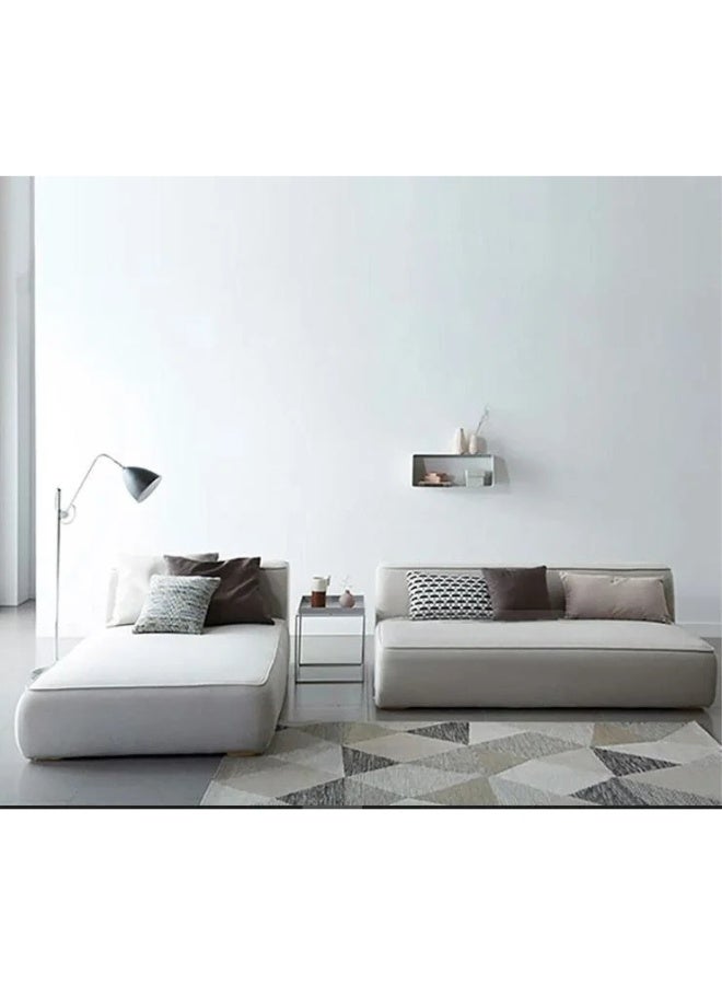 كستم ديكو أريكة سييلو المخملية ثلاثية المقاعد على شكل حرف L - أريكة قابلة للتخصيص لغرفة المعيشة، تنجيد فاخر، تصميم على شكل حرف L - Image 2