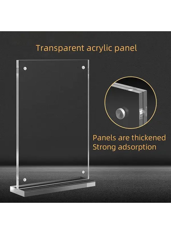 Clear Acrylic Display Board 7.87x3.94 Inch for Exhibitions Conference Booth Info - Image 5