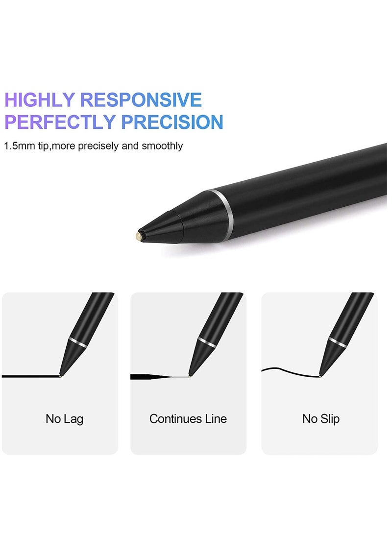 Generic - Active Stylus Pens for Touch Screens Rechargeable Digital Stylish Pen Pencil Universal for iPhone/iPad Pro/Mini/Air/Android and Most Capacitive Touch Screens - Image 1