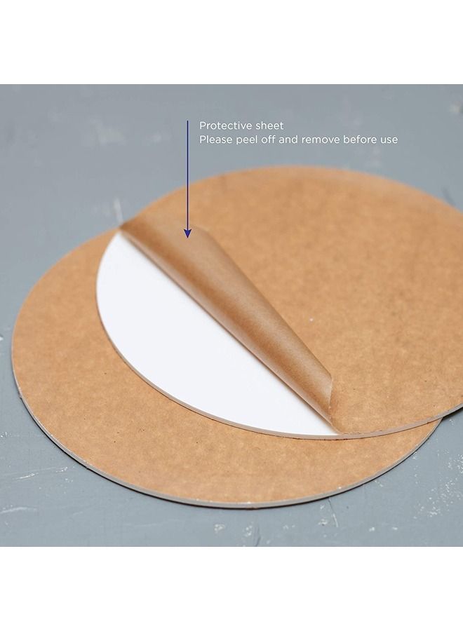 LAMSIT IBDAA Acrylic Circles 3mm Thick 16-Pack (4 Inch, White) - Image 2