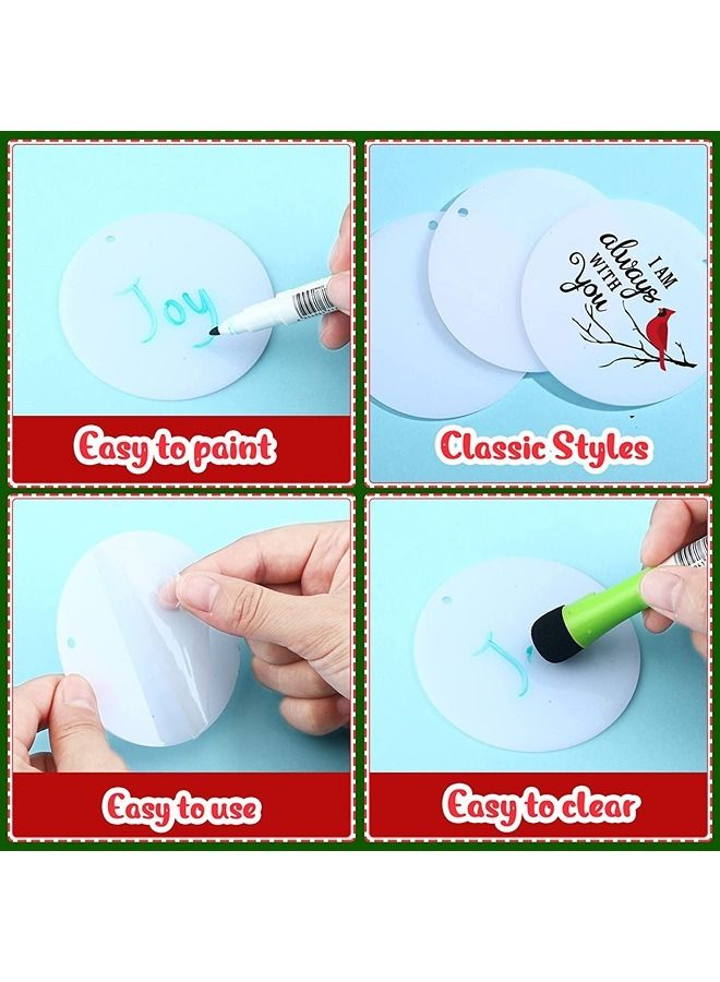 LAMSIT IBDAA Acrylic Circles 3mm Thick 16-Pack (4 Inch, White) - Image 4