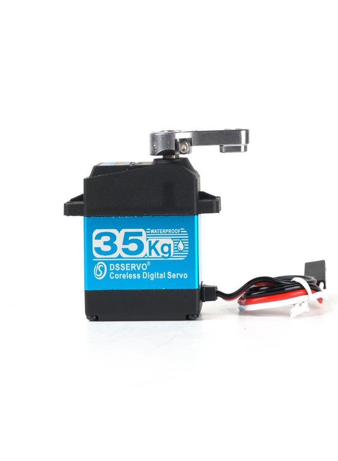 Stemedu 2pcs DS3235 PRO 35KG Waterproof Digital Servo Motor Coreless High Torque Servo with Stainless Steel Gear & 25T Horn, 270° Control Angle for 1/8 & 1/10 RC Climbing Cars IP66 Rated PWM Control - Image 5
