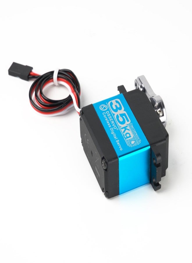 Stemedu 2pcs DS3235 PRO 35KG Waterproof Digital Servo Motor Coreless High Torque Servo with Stainless Steel Gear & 25T Horn, 270° Control Angle for 1/8 & 1/10 RC Climbing Cars IP66 Rated PWM Control - Image 4