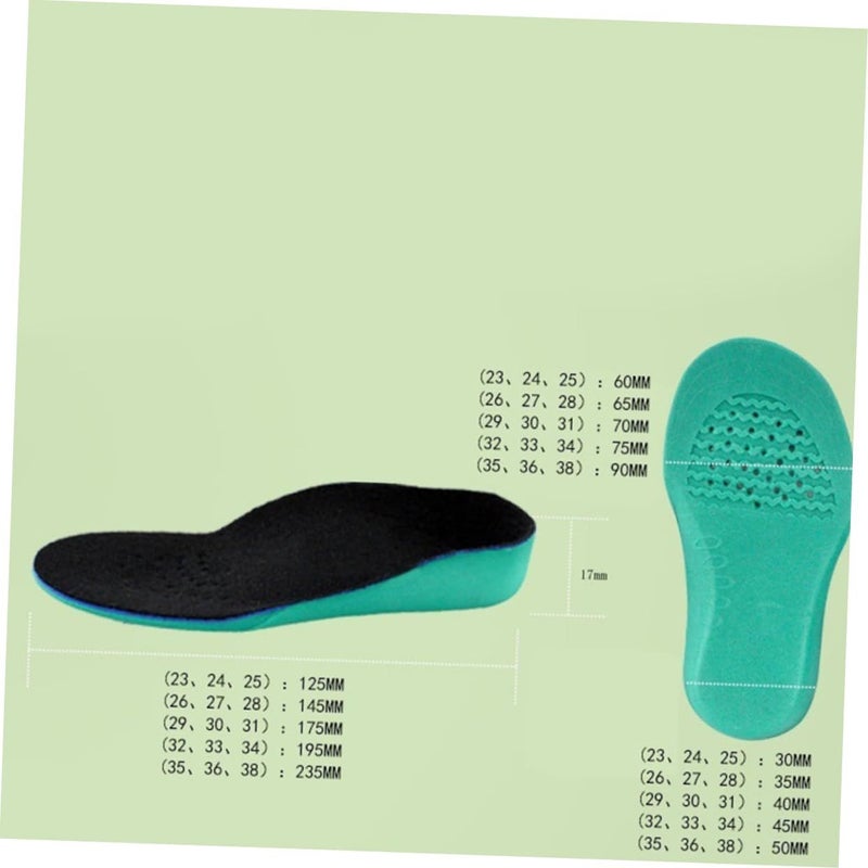 Orthotic Arch Support Insoles For Kids Super Soft Material Deep Heel Cup Size 19 50X8 00X1 70CM - Image 3