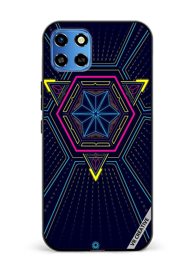 VR CREATIVE Protective Case Cover For Infinix Smart 6 HD Abstract Design Multicolour - Image 1