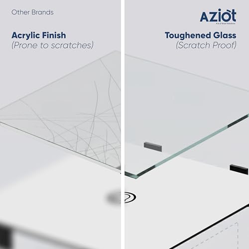 AZIOT Non Smart Modular Bell Touch Switch - Glass (Not Acrylic) - Elevate Your Home with Effortless Control (White) - Image 5