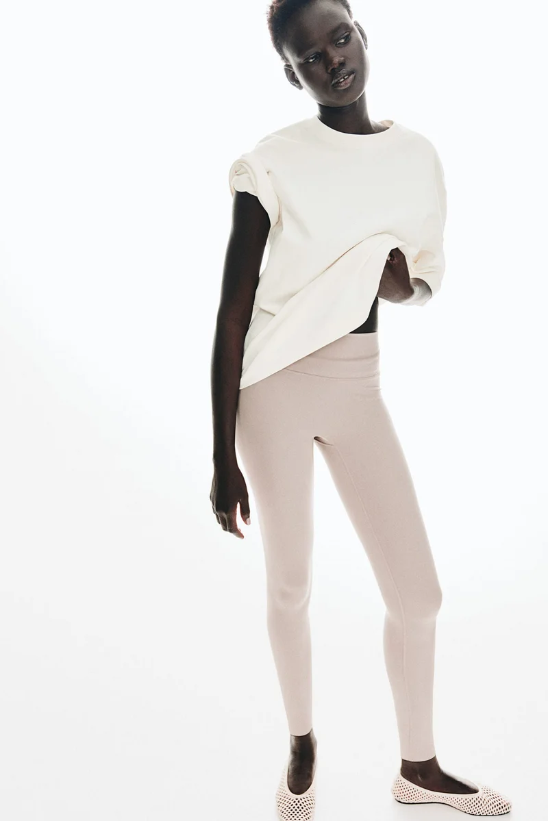 H&M Boxy interlock T-shirt