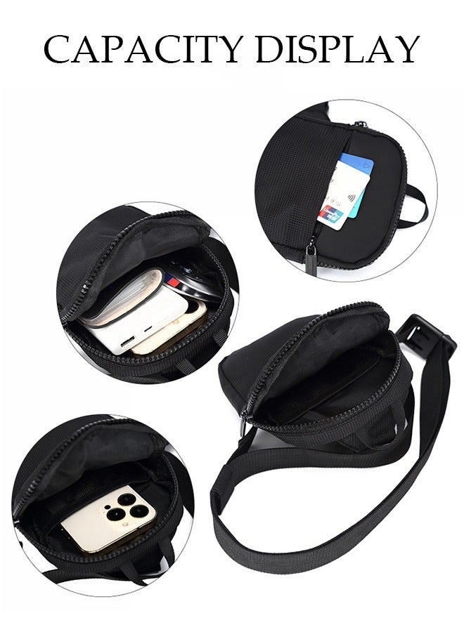 DUNISO Crossbody Bag for Men and Women Waterproof Sling Bag Travel Passport Wallet Bag for Cell Phone, Small Chest Bag Multipurpose Daypack for Sports,Travel - Image 3