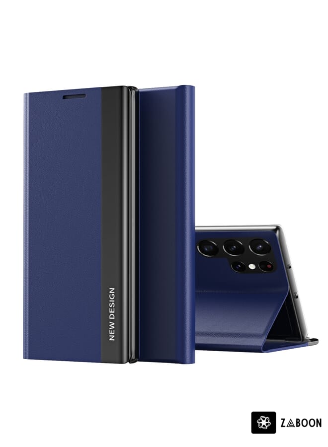 Zaboon Protective Case For Xiaomi Redmi 11 Prime 5G Skin Feel Sun Flower Pattern Flip Leather  with Lanyard - Image 1