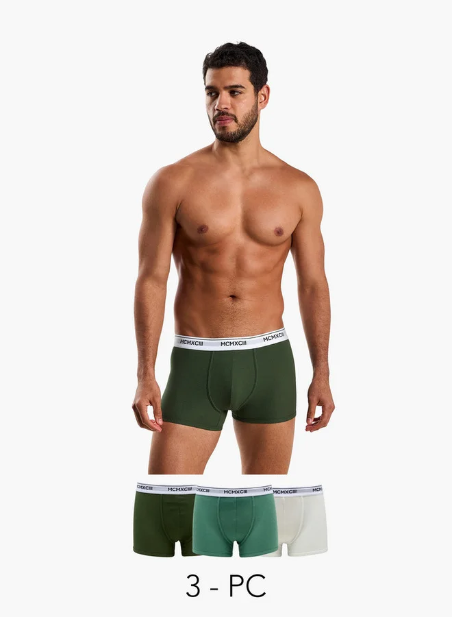 Splash FAV Men Ribbed Trunks - Pack of 3