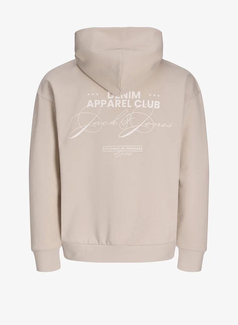 JACK & JONES Casual Logo Zip Hoodie