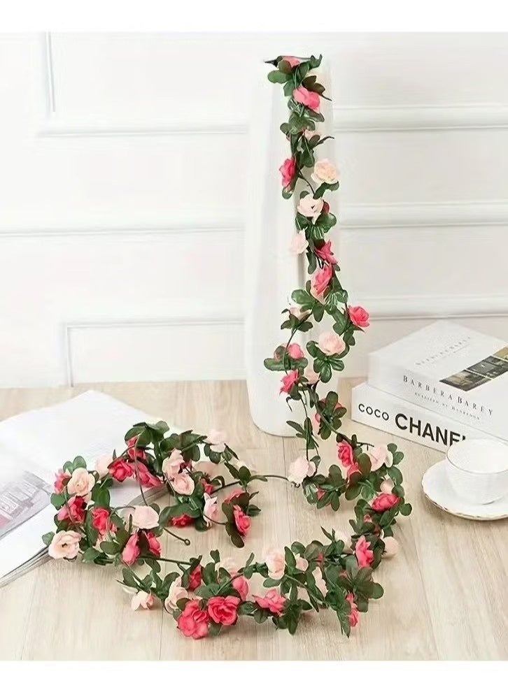 JIMATOR 3pcs Artificial Pink Rose Branches - An Elegant Touch of Timeless Beauty - artificial rose branches, artificial pink roses, flower decor, party decorations, wedding decorations, home decor, garden decor, gifts, birthday, Halloween, Valentine's Day, Mother's Day - Image 4