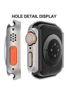 Generic Case with Screen Protector for Apple Watch Series 9 8 7 45mm, Overall Protective Cover, Built-in Tempered Glass Film High Sensitivity  - Image 5