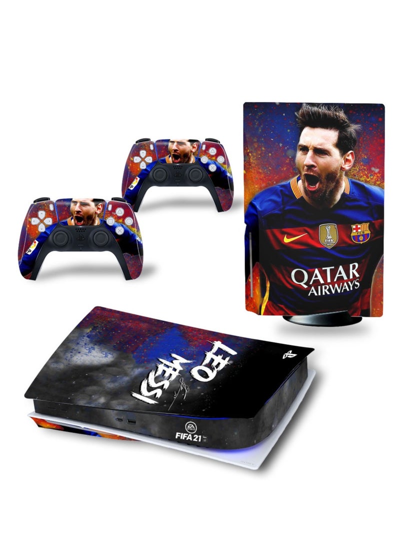 Console And Controller Sticker Set For PlayStation 5 Disc Version