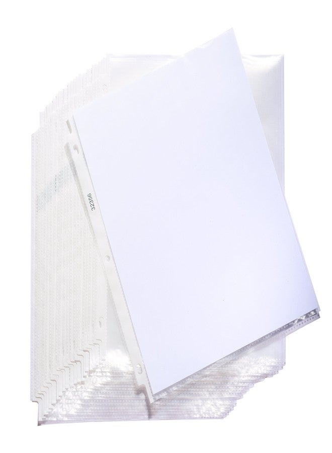 Klingy Sheet Protectors, Non-Glare, Top Loading Plastic Binder Sheet Protectors - Reinforced 3 Hole Design - 2.4 MIL Thickness - Keep Your Important Papers and Documents Safe - 9 x 11 Inch - 50-Pack - Image 1