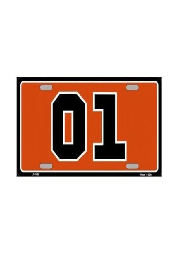 Smart Blonde Novelty 01 Dukes Of Hazzard License Plate - Image 1