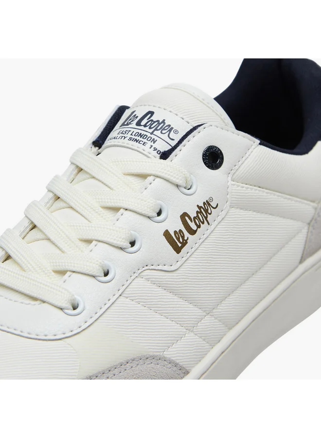Lee Cooper Men's Logo Print Lace-Up Sneakers