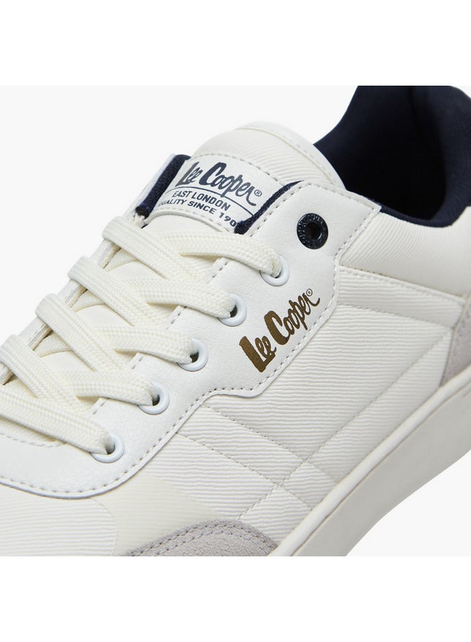 Lee Cooper Men's Logo Print Lace-Up Sneakers - Image 4