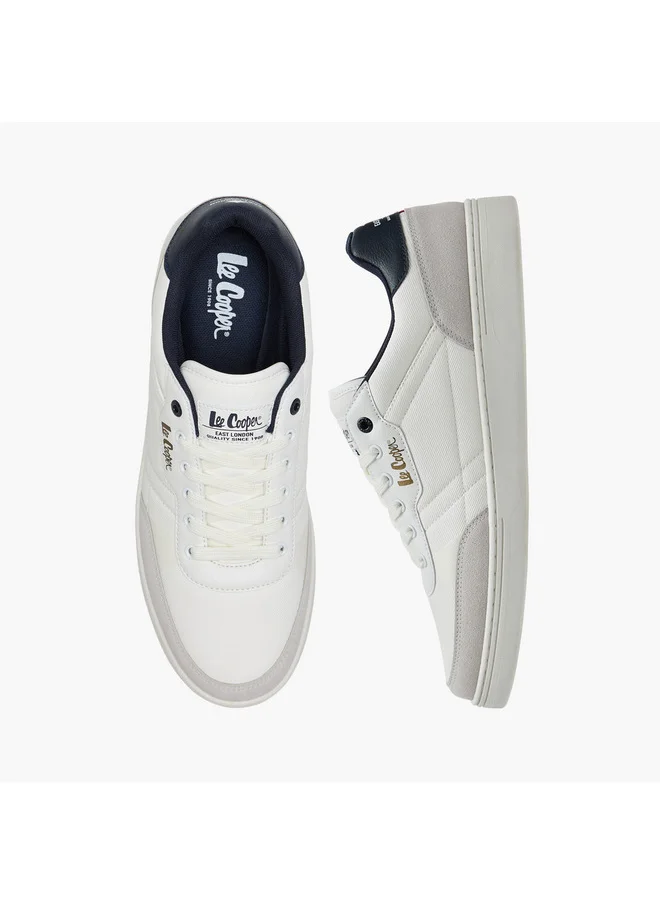 Lee Cooper Men's Logo Print Lace-Up Sneakers