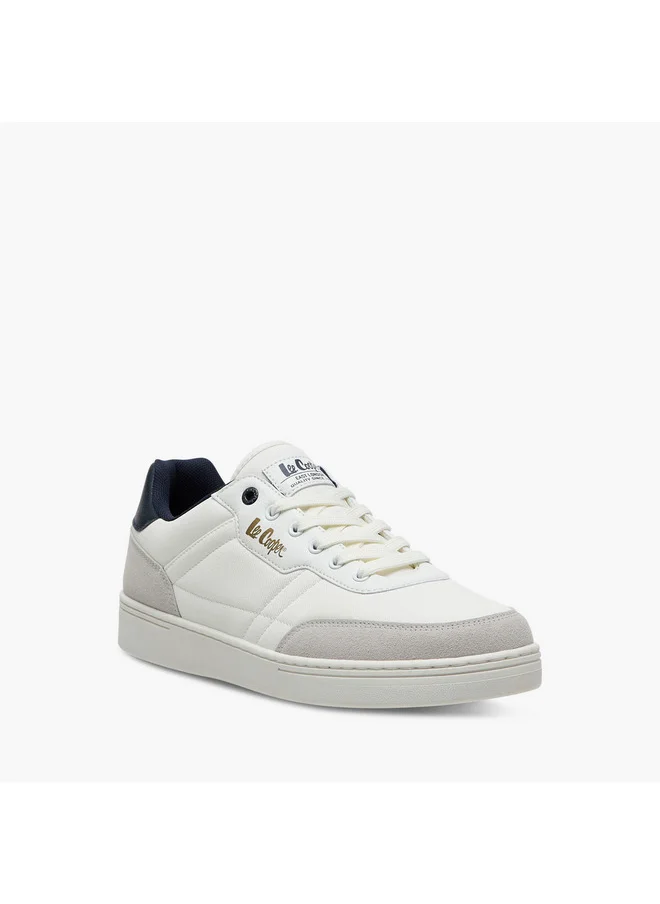 Lee Cooper Men's Logo Print Lace-Up Sneakers