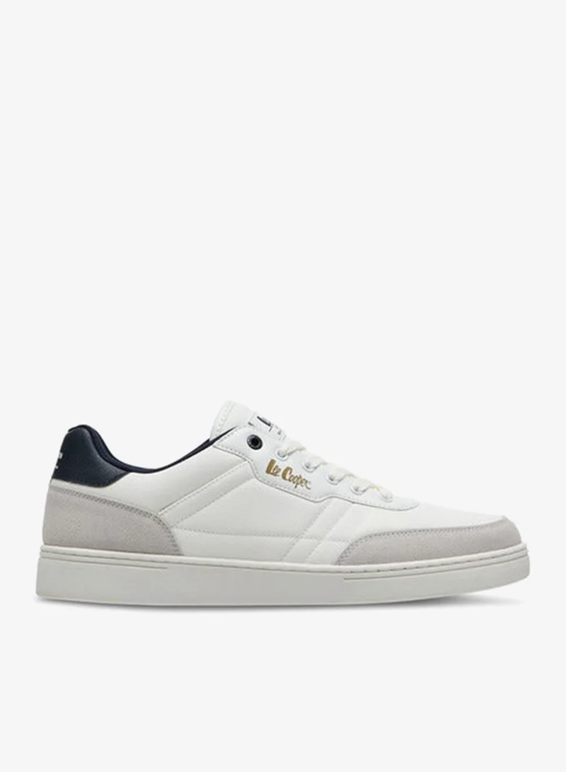 Lee Cooper Men's Logo Print Lace-Up Sneakers