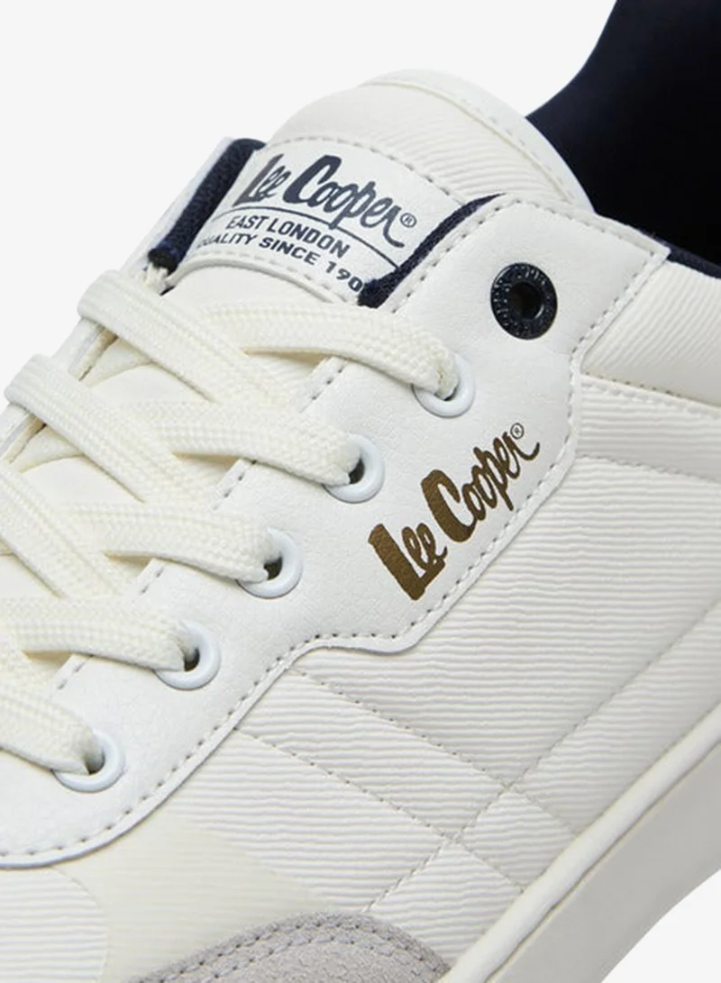 Lee Cooper Men's Logo Print Lace-Up Sneakers
