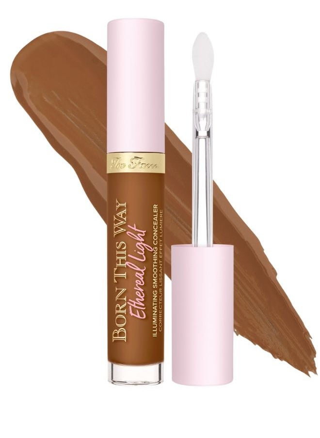 Too FacedCosmetics - Too Faced Born This Way Ethereal Light Illuminating Smoothing Concealer Chocolate Truffle - Deep With Neutral Undertones 5ml - Image 1