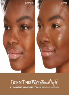 Too FacedCosmetics Too Faced Born This Way Ethereal Light Illuminating Smoothing Concealer Chocolate Truffle - Deep With Neutral Undertones 5ml  - Image 3